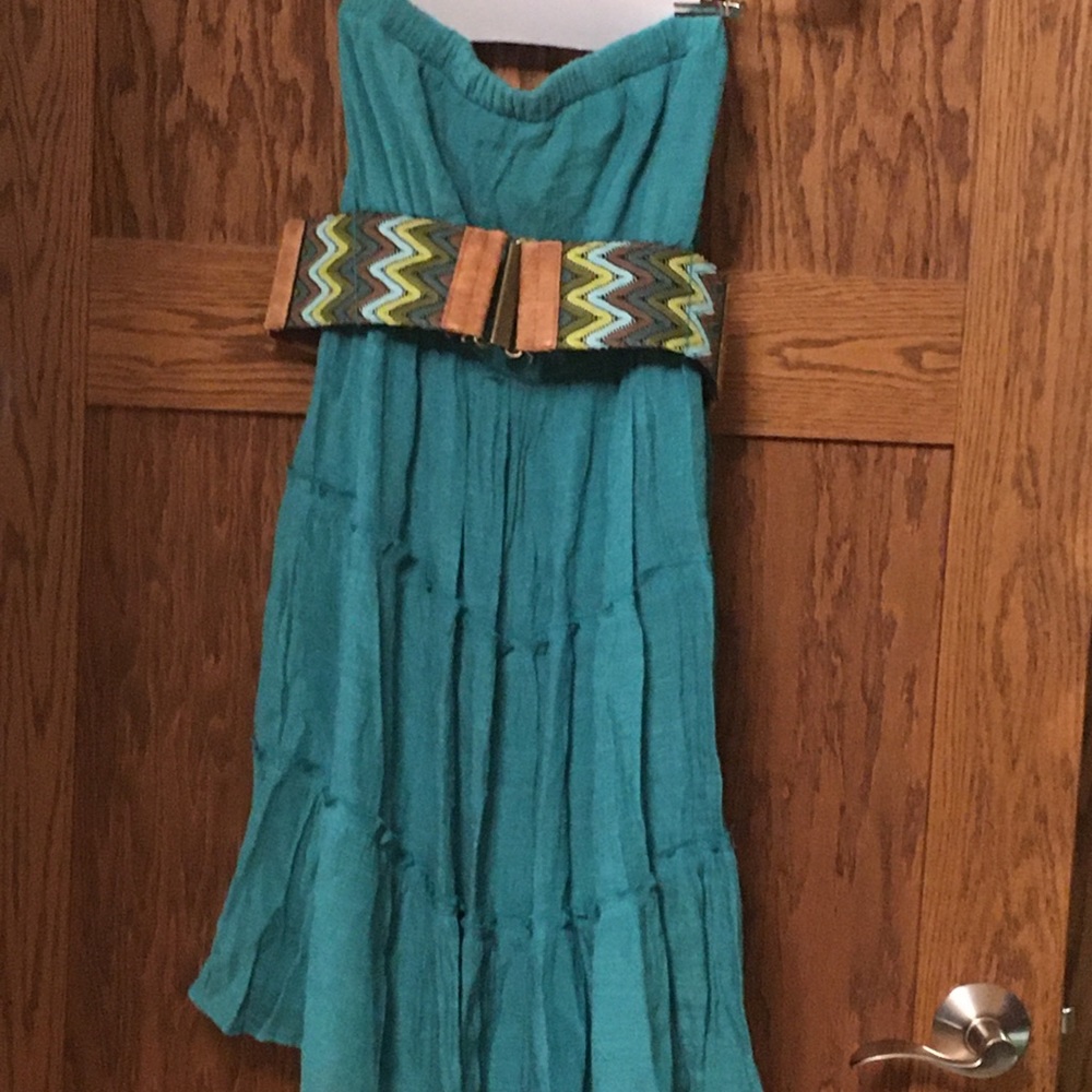 Turquoise dress